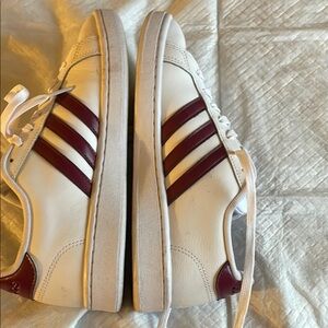 Adidas White and Red Sneakers